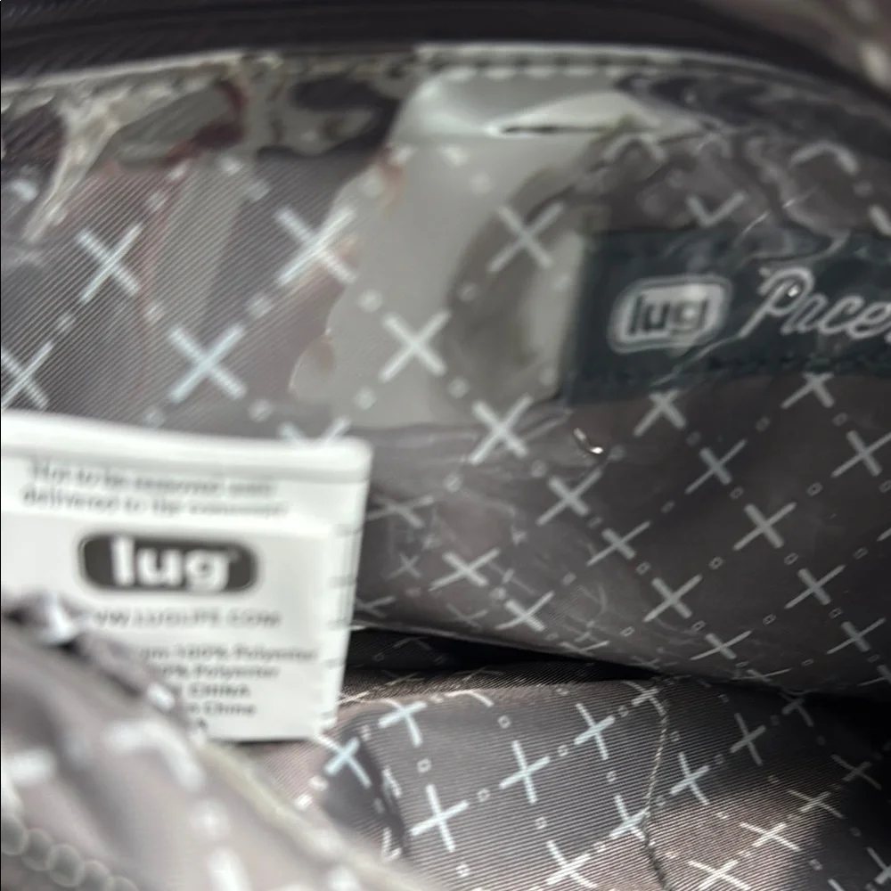 Lug Pacer Studded Gunmetal Crossbody/Shoulder Convertible Bag - Picture 3 of 5